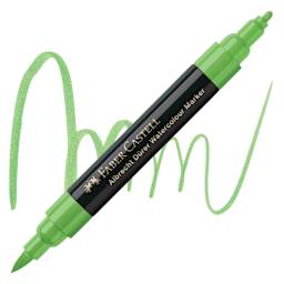 Faber-Castell Albrecht Dürer Watercolor Marker - Leaf Green 112 marker and swatch