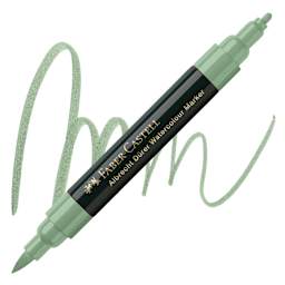 Faber-Castell Albrecht Dürer Watercolor Marker - Earth Green 172 marker and swatch