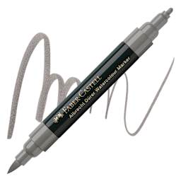 Faber-Castell Albrecht Dürer Watercolor Markers - Warm Grey IV 273 swatch and marker