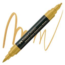 Faber-Castell Albrecht Dürer Watercolor Marker - Green Gold 268 marker and swatch