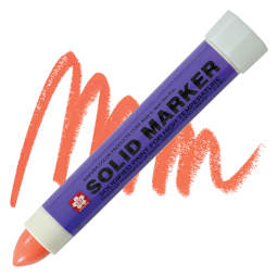 Sakura Solid Paint Marker - Orange marker and swatch