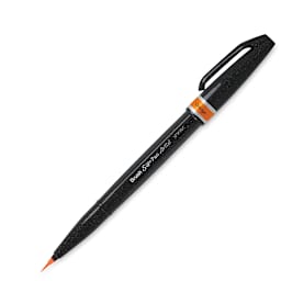 Pentel Arts Micro Brush Tip Sign Pen - Orange