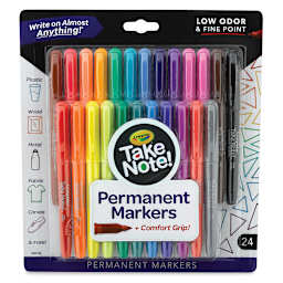 Crayola Take Note Permanent Markers