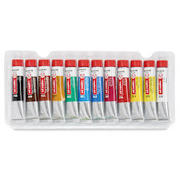 Art Creation Gouache Set of 12 12ml Tubes  Inside of Package
