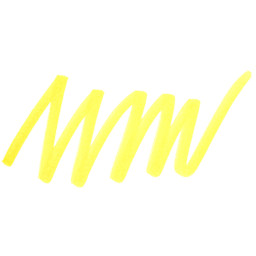 Zebra Mildliner Double Ended Brush Pen - Lemon Yellow, swatch