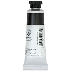 Richeson Casein Paint the Shiva Series - Halftone Black, 37 ml tube back