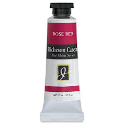 Richeson Casein Paint the Shiva Series - Rose Red, 37 ml Tube