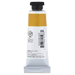 Richeson Casein Paint the Shiva Series - Yellow Ochre, 37 ml tube back