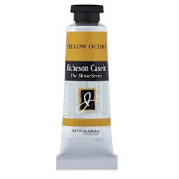 Richeson Casein Paint the Shiva Series - Yellow Ochre, 37 ml tube