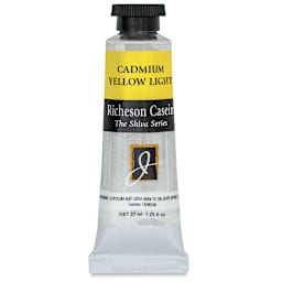 Richeson Casein Paint the Shiva Series - Cadmium Yellow Light, 37 ml tube