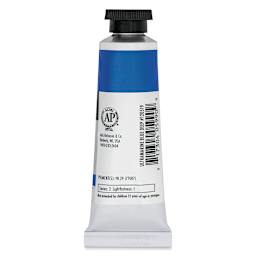 Richeson Casein Paint the Shiva Series - Ultramarine Blue Deep, 37 ml tube back