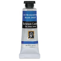 Richeson Casein Paint the Shiva Series - Ultramarine Blue Deep, 37 ml tube
