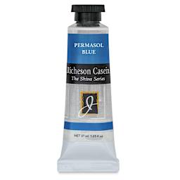 Richeson Casein Paint the Shiva Series - Permasol Blue, 37 ml tube