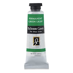 Richeson Casein Paint the Shiva Series - Permanent Green Light, 37 ml tube