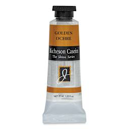 Richeson Casein Paint the Shiva Series - Golden Ochre, 37 ml tube