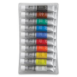 Winsor & Newton Gouache - Set of 10, Assorted Colors, 12 ml, Tubes (Tubes in tray)