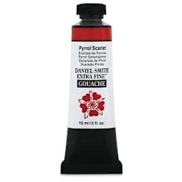Daniel Smith Extra Fine Gouache - Pyrrol Scarlet, 15 ml Tube