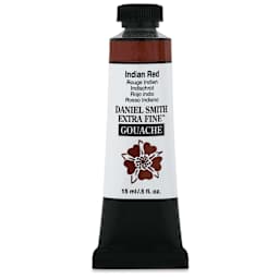 Daniel Smith Extra Fine Gouache - Indian Red, 15 ml Tube (Front)