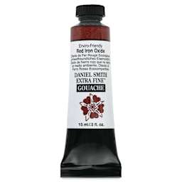 Daniel Smith Extra Fine Gouache - Red Iron Oxide, Enviro-Friendly, 15 ml Tube