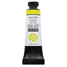 Daniel Smith Extra Fine Gouache - Lemon Yellow, 15 ml
