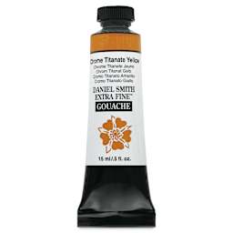Daniel Smith Extra Fine Gouache - Chrome Titanate Yellow, 15 ml Tube