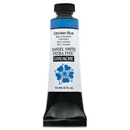 Daniel Smith Extra Fine Gouache - Cerulean Blue, 15 ml