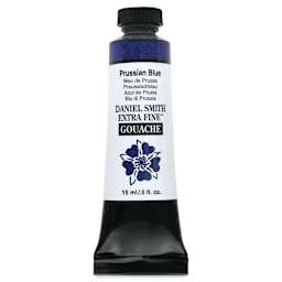 Daniel Smith Extra Fine Gouache - Prussian Blue, 15 ml Tube