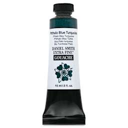 Daniel Smith Extra Fine Gouache - Phthalo Blue Turquoise, 15 ml