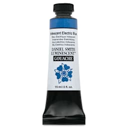 Daniel Smith Extra Fine Gouache - Iridescent Electric Blue, 15 ml Tube