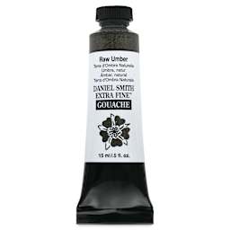 Daniel Smith Extra Fine Gouache - Raw Umber, 15 ml (0.5 oz)