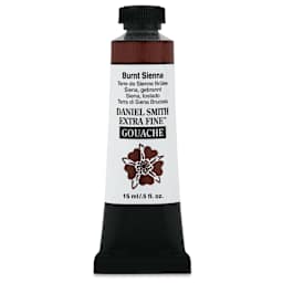 Daniel Smith Extra Fine Gouache - Burnt Sienna, 15 ml Tube