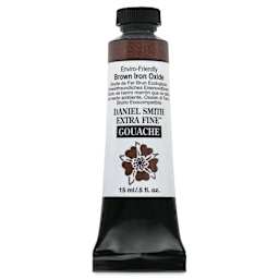 Daniel Smith Extra Fine Gouache - Brown Iron Oxide, Enviro-Friendly, 15 ml