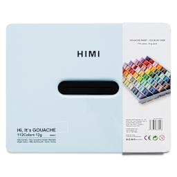 Front of package for Himi Jelly Gouache Paints in the Set of 112, Assorted Colors