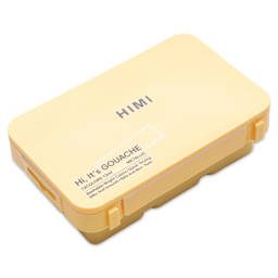 Front of case for the Himi Jelly Gouache Paints Set of 12, Metallic Colors