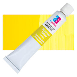 Art Spectrum Artists' Gouache - Primrose, 22.5 ml tube and swatch