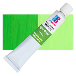 Art Spectrum Artists' Gouache - Light Green, 22.5 ml tube and swatch