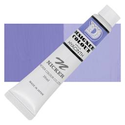 Nicker Designers Color Gouache - Hyacinth Blue, 20 ml tube and swatch