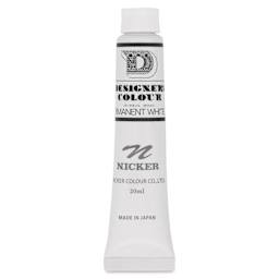 Nicker Designers Color Gouache - Permanent White, 20 ml