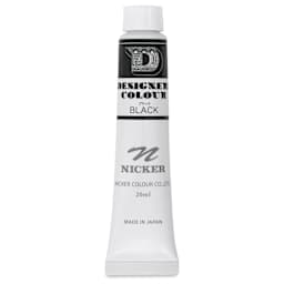 Nicker Designers Color Gouache - Black, 20 ml