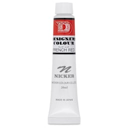 Nicker Designers Color Gouache - French Red, 20 ml
