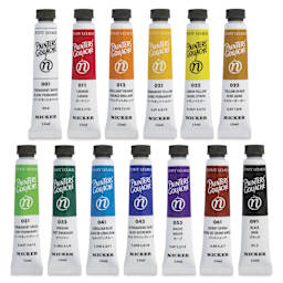 Nicker Painter’s Gouache - Set of 13, Assorted Colors 12 ml