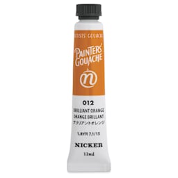 Nicker Painter’s Gouache - Brilliant Orange, 12 ml