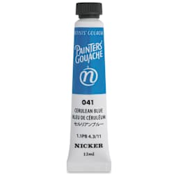 Nicker Painter’s Gouache - Cerulean Blue, 12 ml