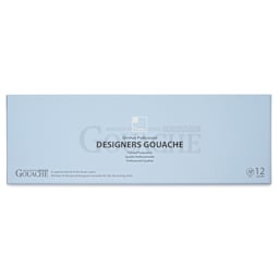 ShinHan Professional Designers Gouache - Assorted Colors, 15 ml, Set of 12 - front of packaging