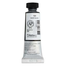 ShinHan Professional Designers Gouache - Ivory Black, 15 ml - back