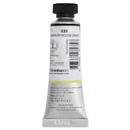 ShinHan Professional Designers Gouache - Cadmium Yellow Lemon, 15 ml - back