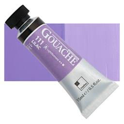 ShinHan Professional Designers Gouache - Lilac, 15 ml tube and swatch