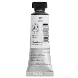 ShinHan Professional Designers Gouache - Silver, 15 ml back