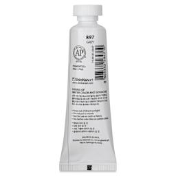 ShinHan Pass Colors Opaque Watercolor Tube - Grey, 20 ml back