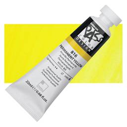 ShinHan Pass Colors Opaque Watercolor Tube - Permanent Yellow, 20 ml tube and swatch